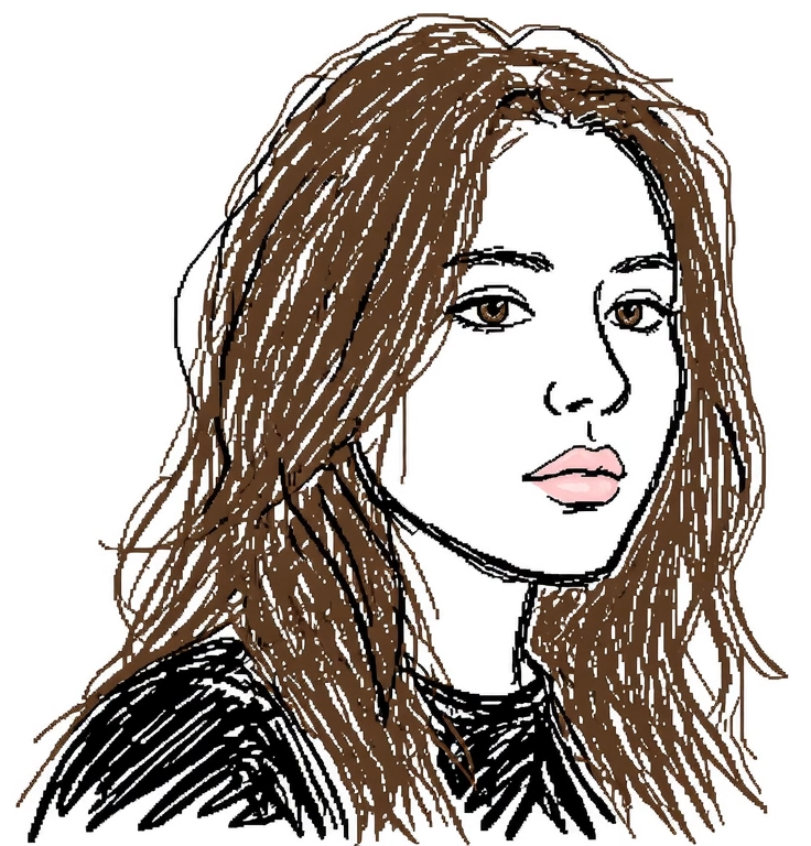 Andrea, drawn in MS Paint